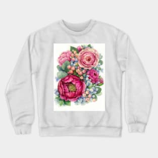 Bright peonies Crewneck Sweatshirt